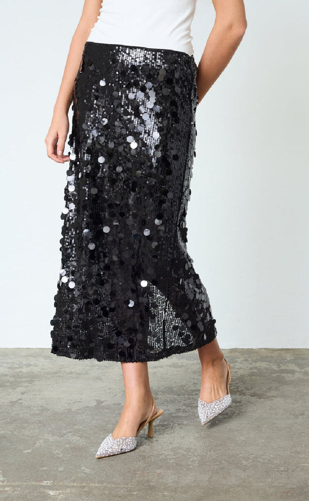 Sisters Point Skjørt - Gavea-L.SK - Black Glitter