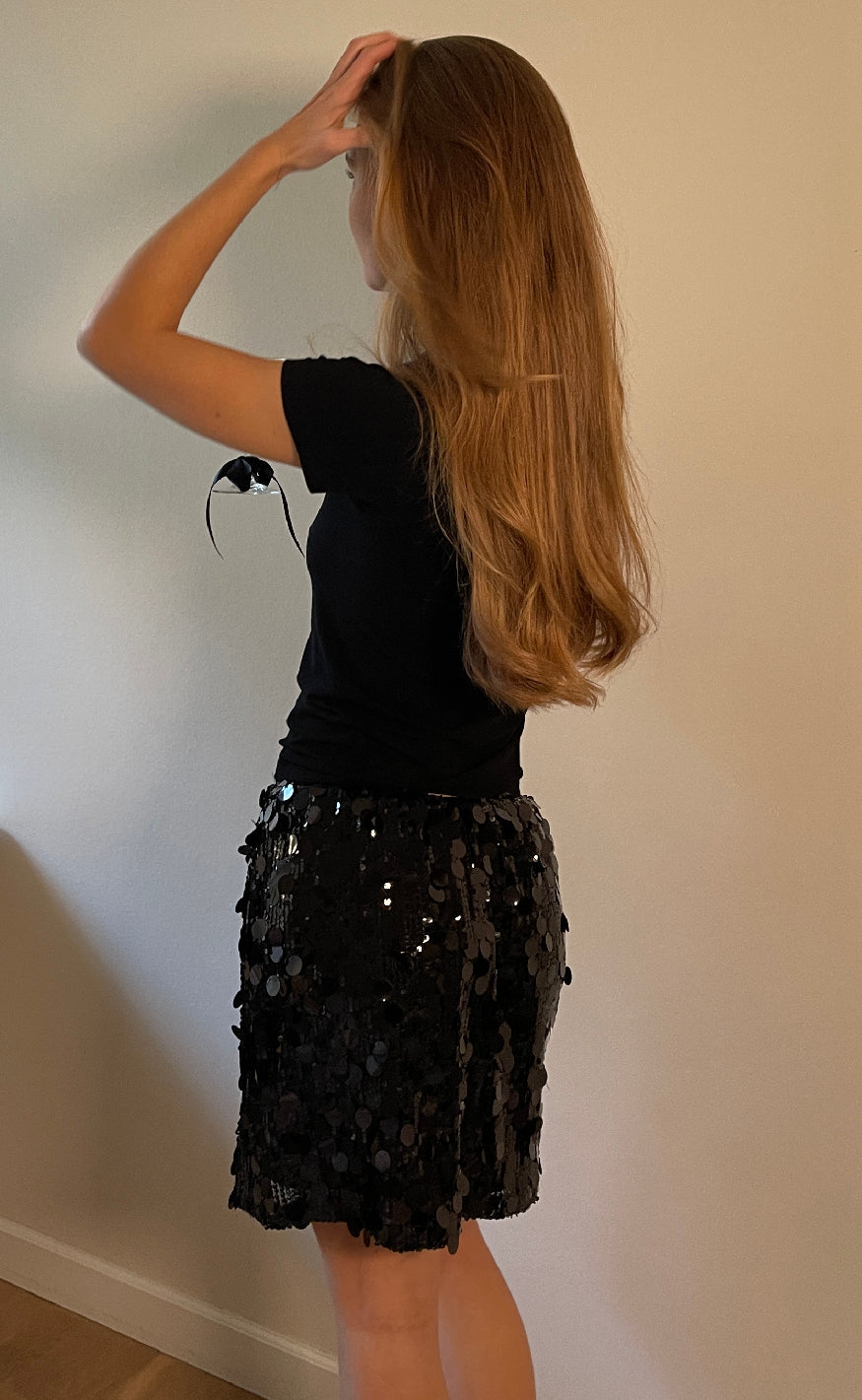 Sisters Point Skjørt - Gavea-S.SK - Black Glitter