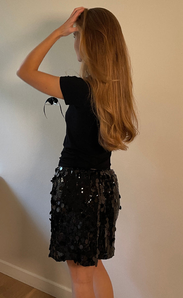 Sisters Point Skjørt - Gavea-S.SK - Black Glitter