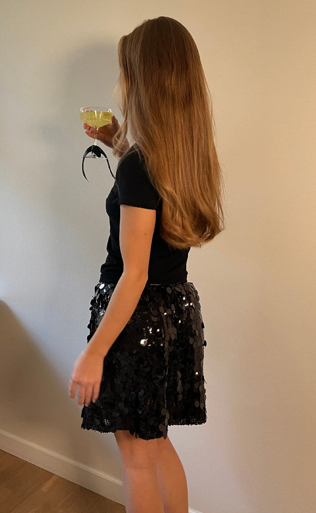 Sisters Point Skjørt - Gavea-S.SK - Black Glitter