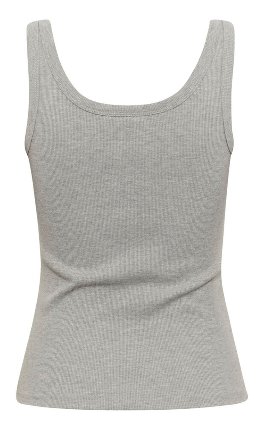 Gestuz Topp - Drew - Grey Melange