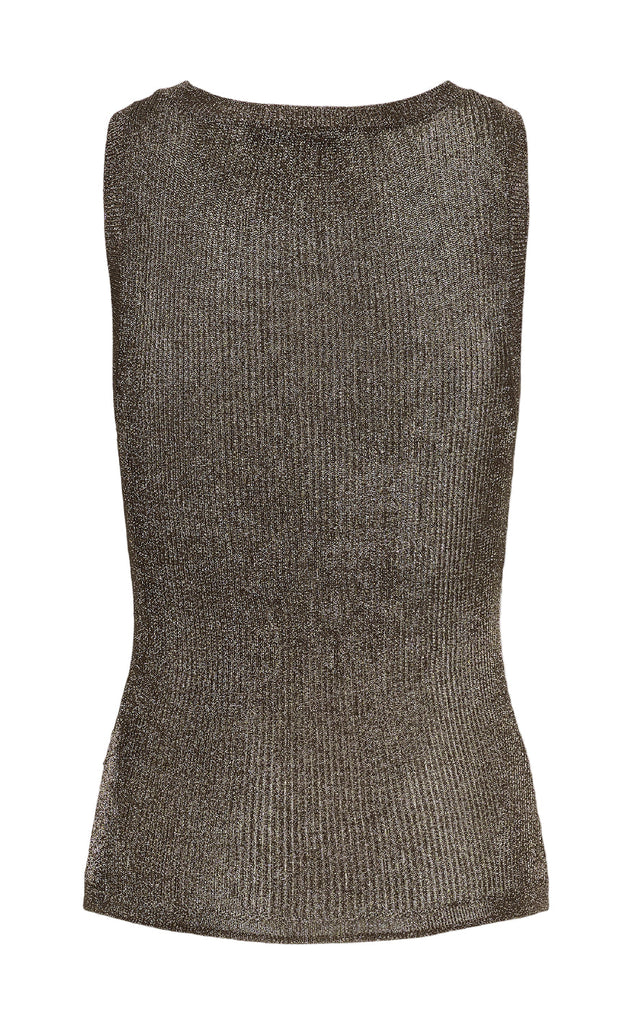 Gestuz Topp - Silvi - Warm grey metallic