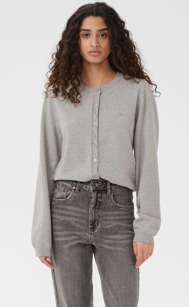 Gestuz Cardigan - Talla - Medium Grey Melange