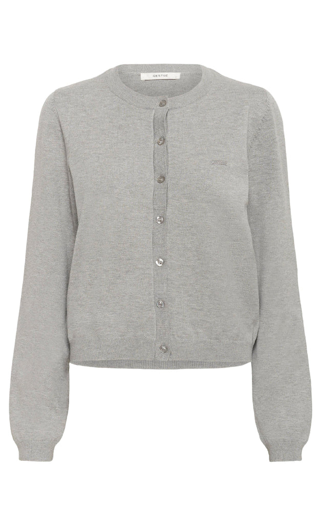 Gestuz Cardigan - Talla - Medium Grey Melange