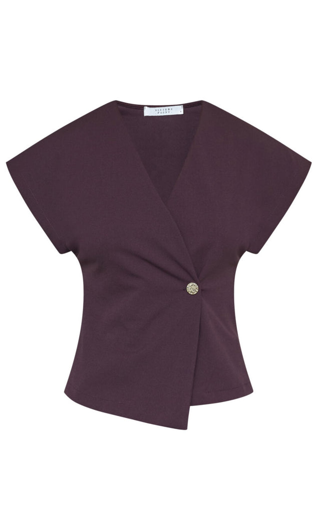 Sisters Point Vest - Gevela - Deep Bordeaux