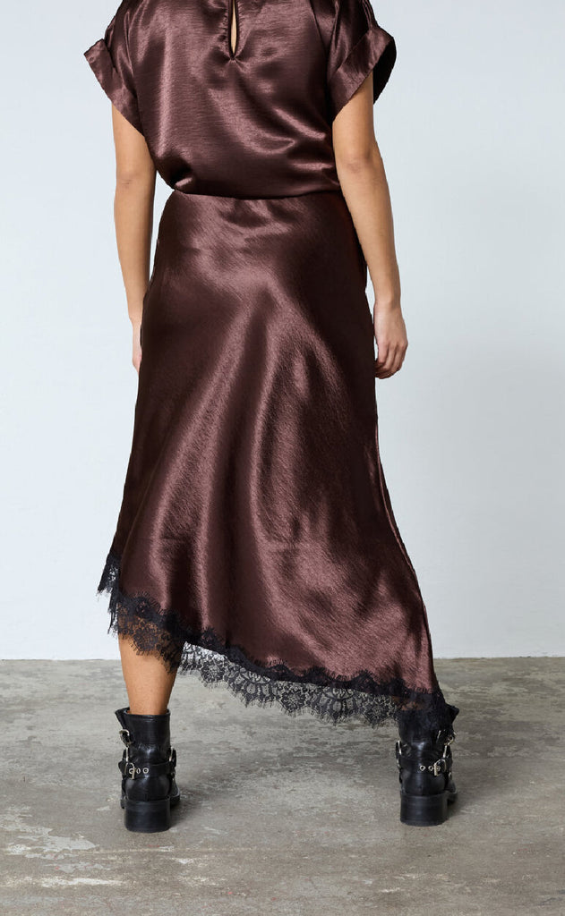 Sisters Point Skjørt - Gewo-LACE.SK - Brown/Black