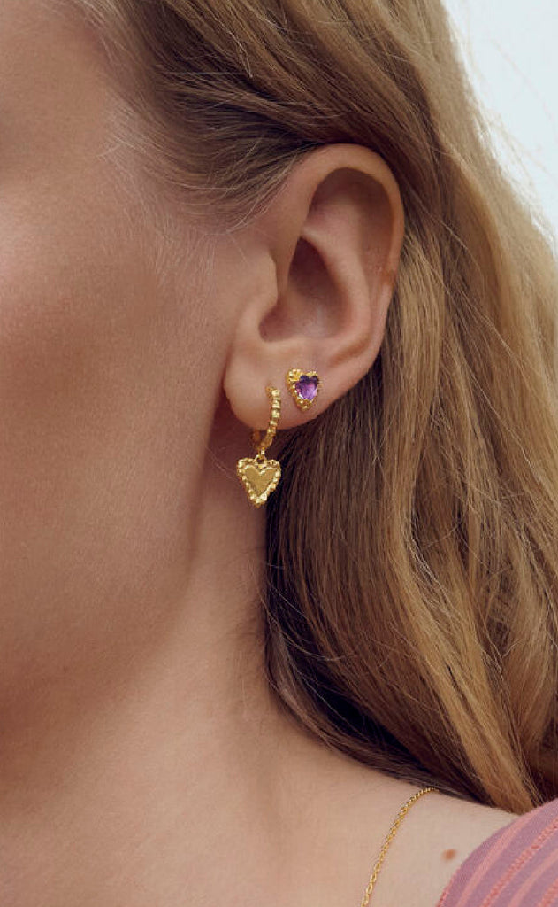 Maanesten Øreringer - Rosalinde  - Gold Colour