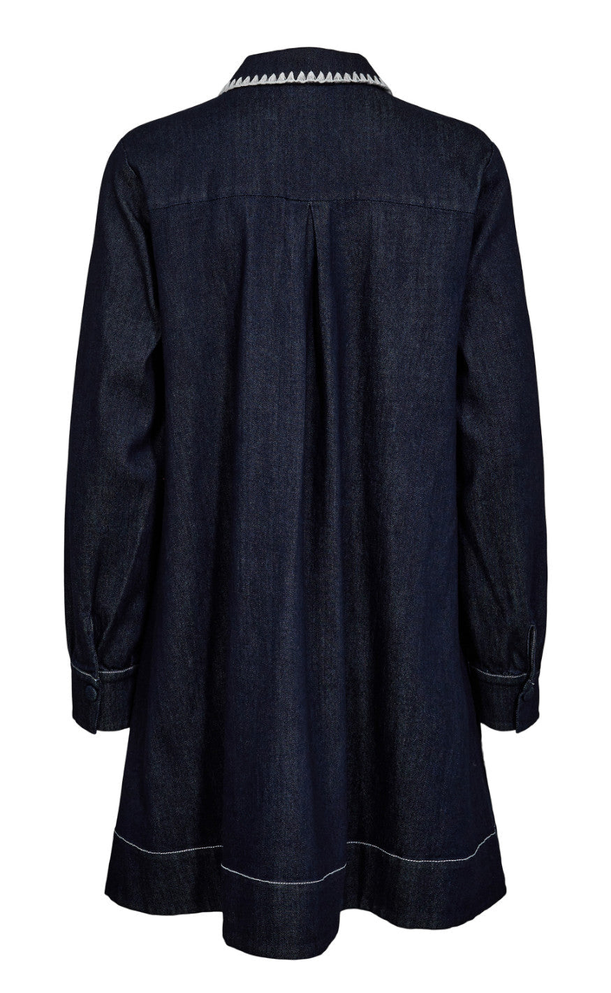 Nümph Kjole - Haven - Dark Blue Denim