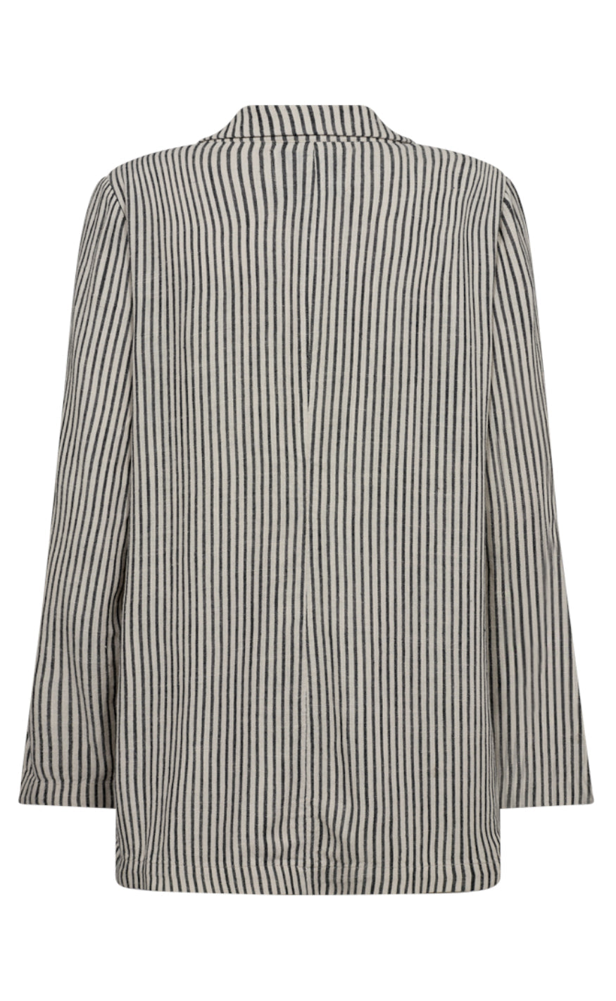 Freequent Blazer - Gigi - Tofu w. Chambray Blue