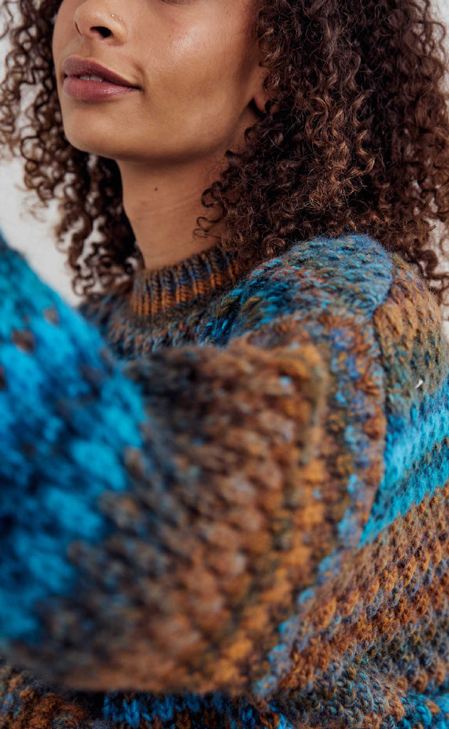 Noella Genser - Gio - Turquoise Brown Mix