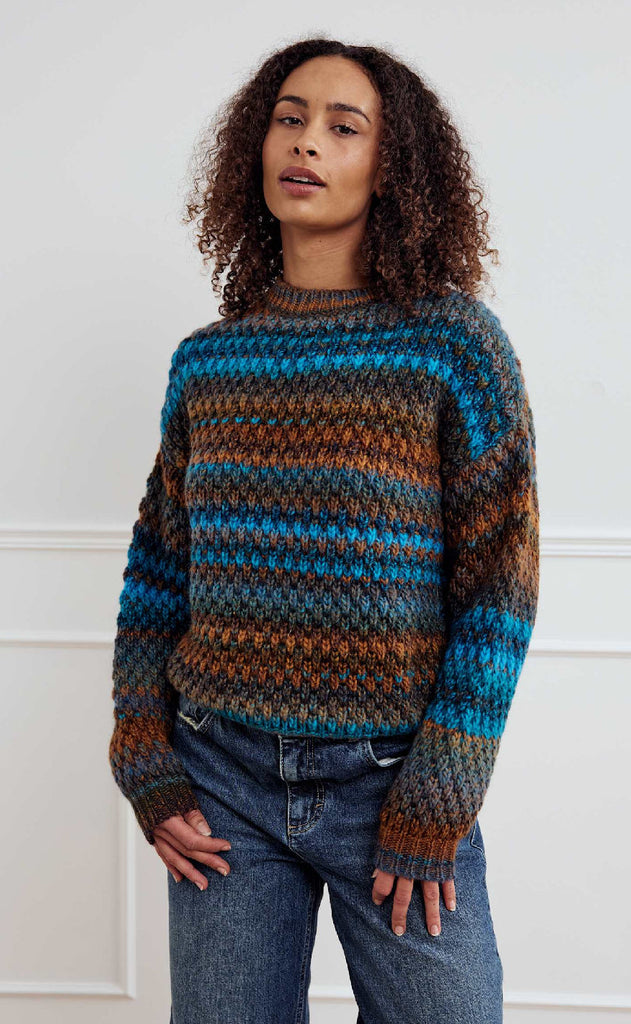 Noella Genser - Gio - Turquoise Brown Mix