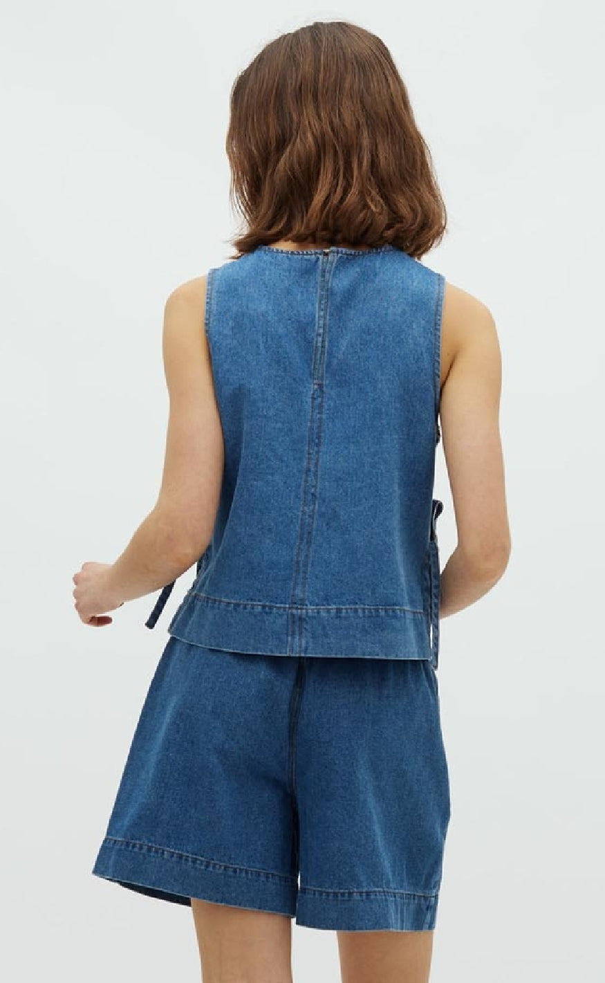 Global Funk Topp - Ribba - Mid Vintage Blue