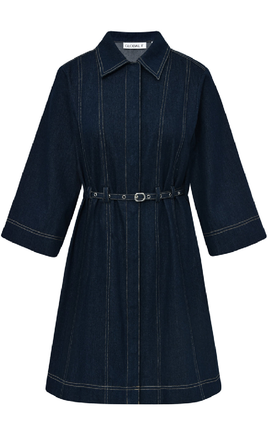 Global Funk Kjole - Jemina-G - Dark Unwashed Denim