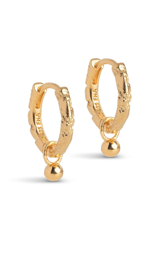 ENAMEL Copenhagen Øreringer - Belle - Gold Colour
