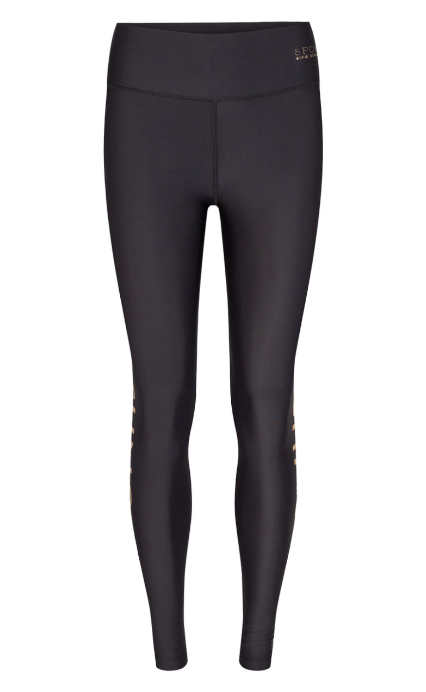 Sofie Schnoor Leggings - SNOS525 - Black/Gold