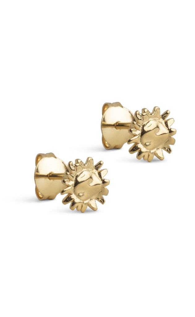 ENAMEL Copenhagen Øreringer - Studs Sunshine - Gold Colour