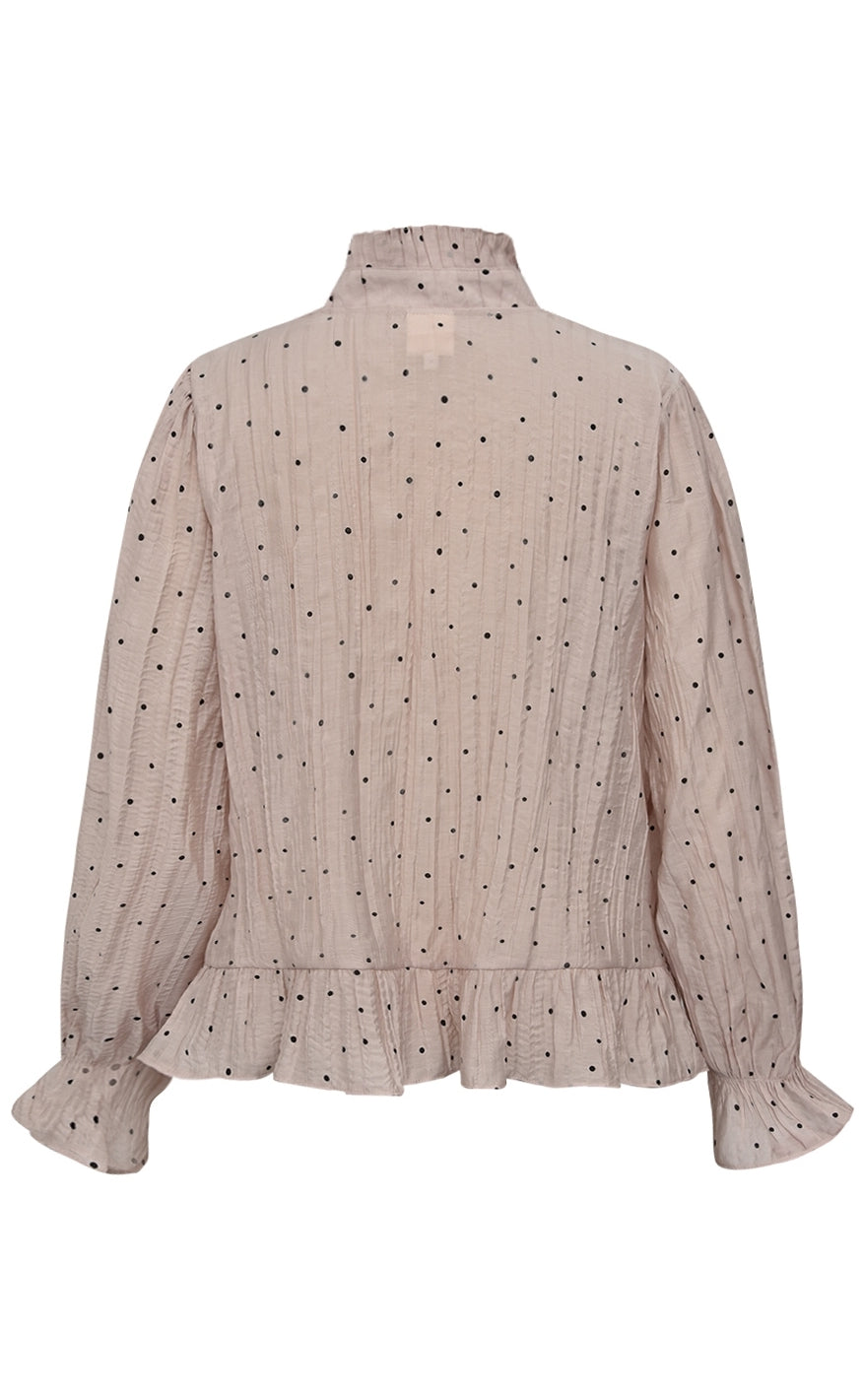 Gossia Bluse - Nazil Lullo - Rose/Black Dots