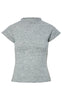 Pieces Topp - Familla - Medium Grey Melange