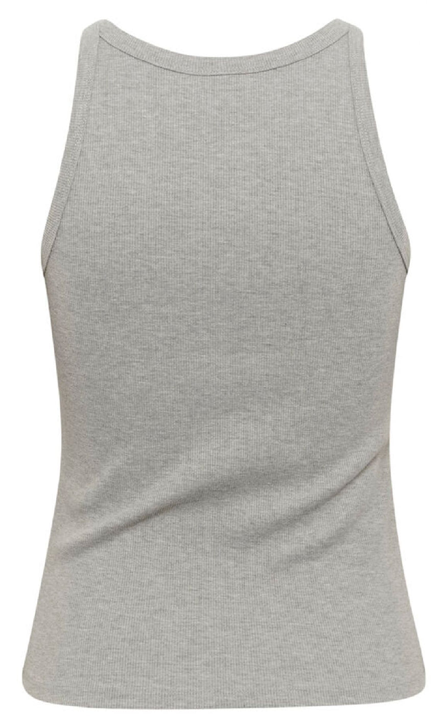 Gestuz Topp - Drew Mel Logo - Grey Melange