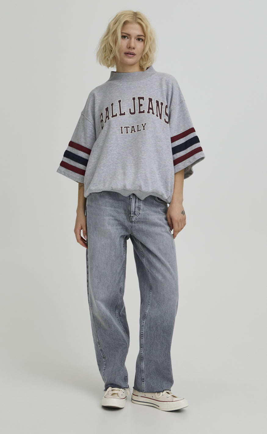 BALL Original Sweatshirt - Arian SS - Medium Gray Melange