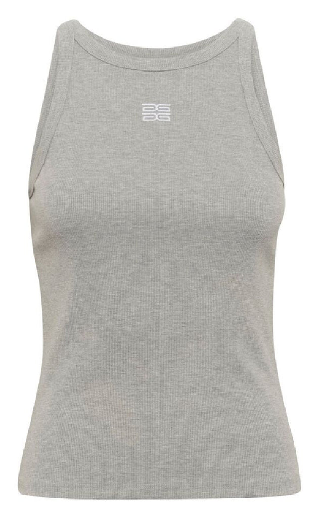 Gestuz Topp - Drew Mel Logo - Grey Melange