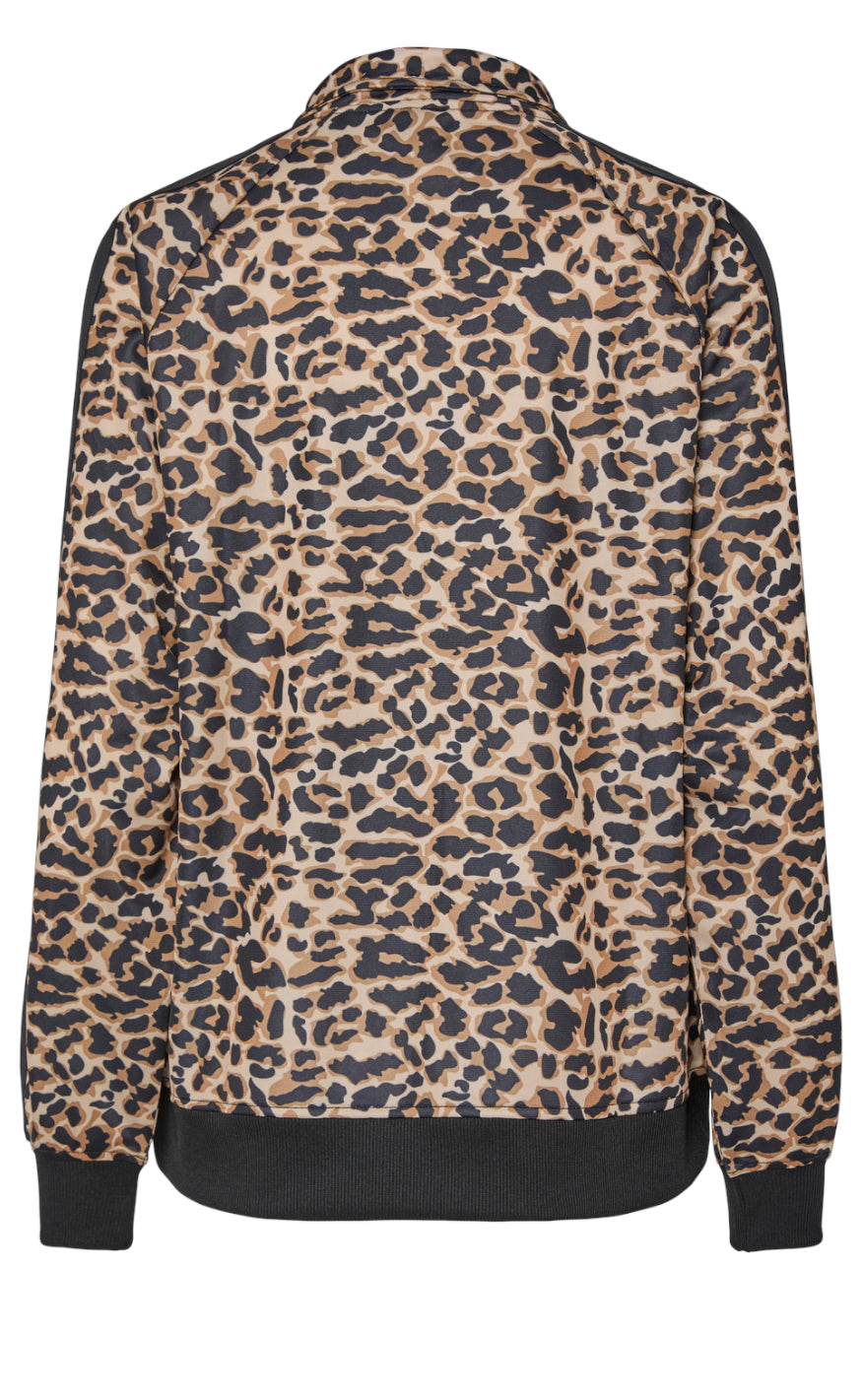 Pieces Bluse - Grace - Black Leo w. Black Stripe