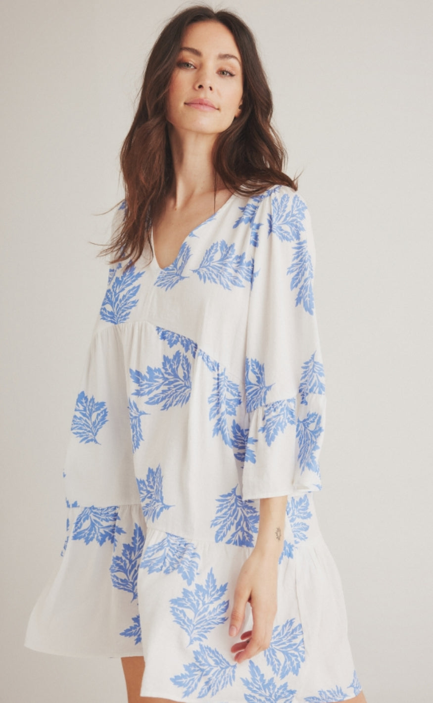 One Two Luxzuz Kjole - Grecia - Cashmere Blue