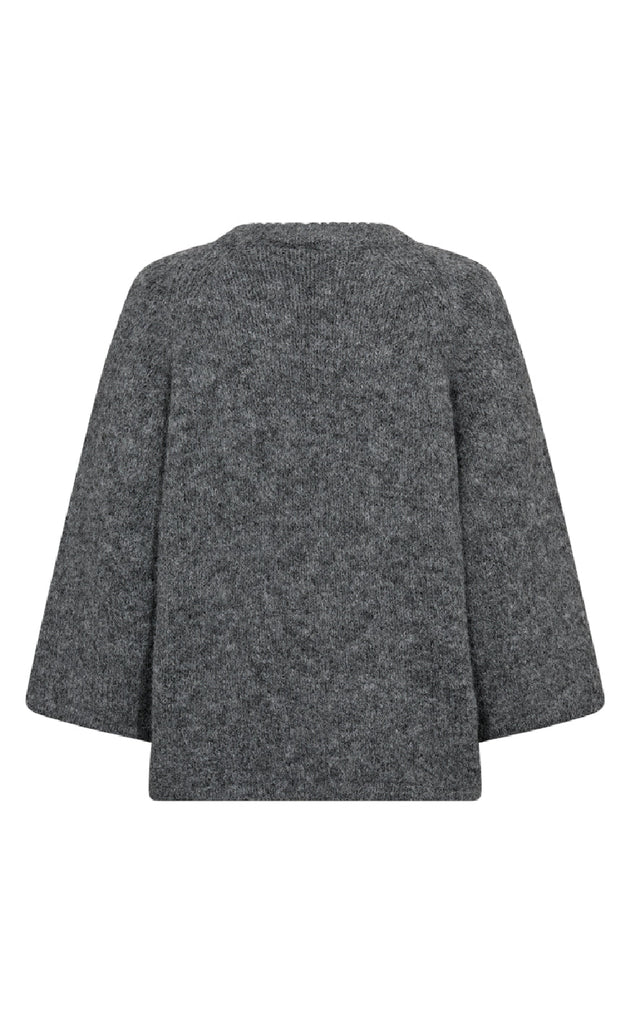 Freequent Pullover - Grslulu - Dark Grey Melange