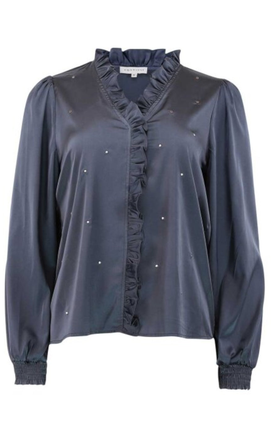 Continue Bluse - Darling - Grey