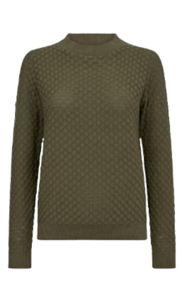 Freequent Pullover - Dodo Damio - Deep Lichen Green