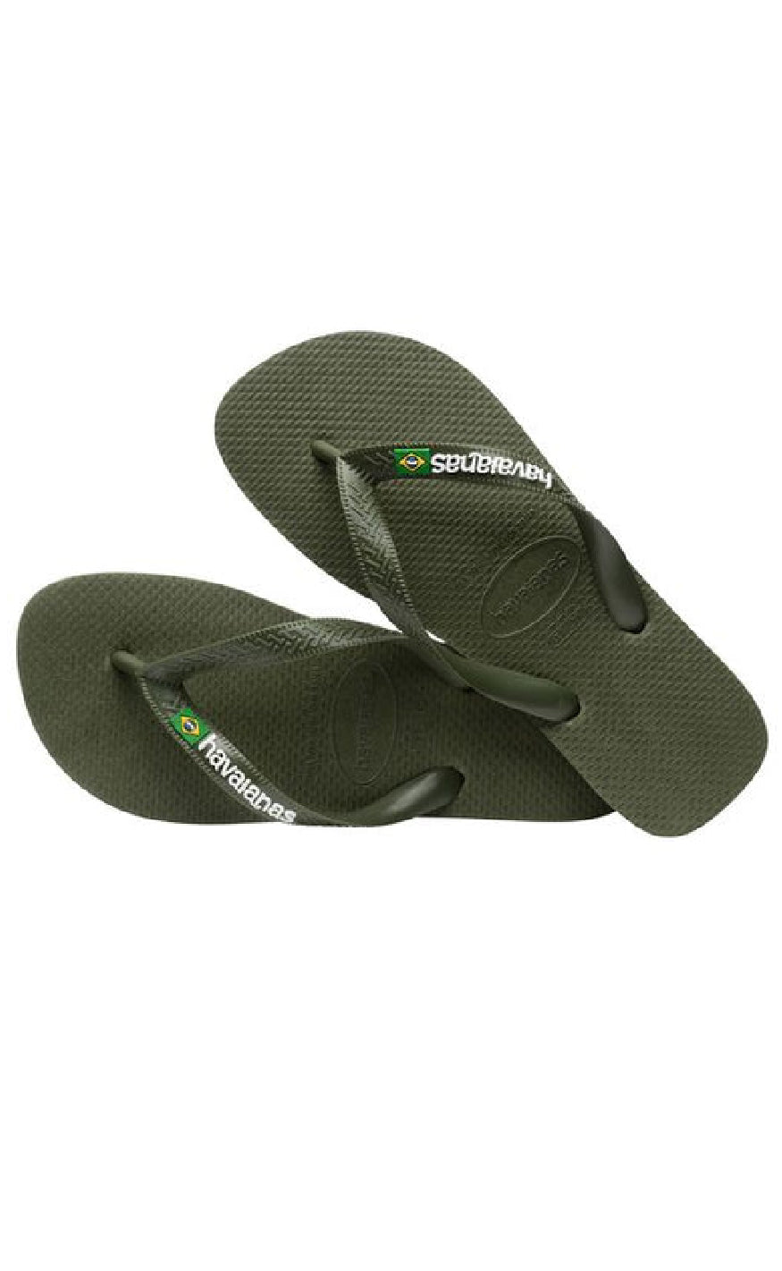 Havaianas Klipklappere - Brasil Logo - Green