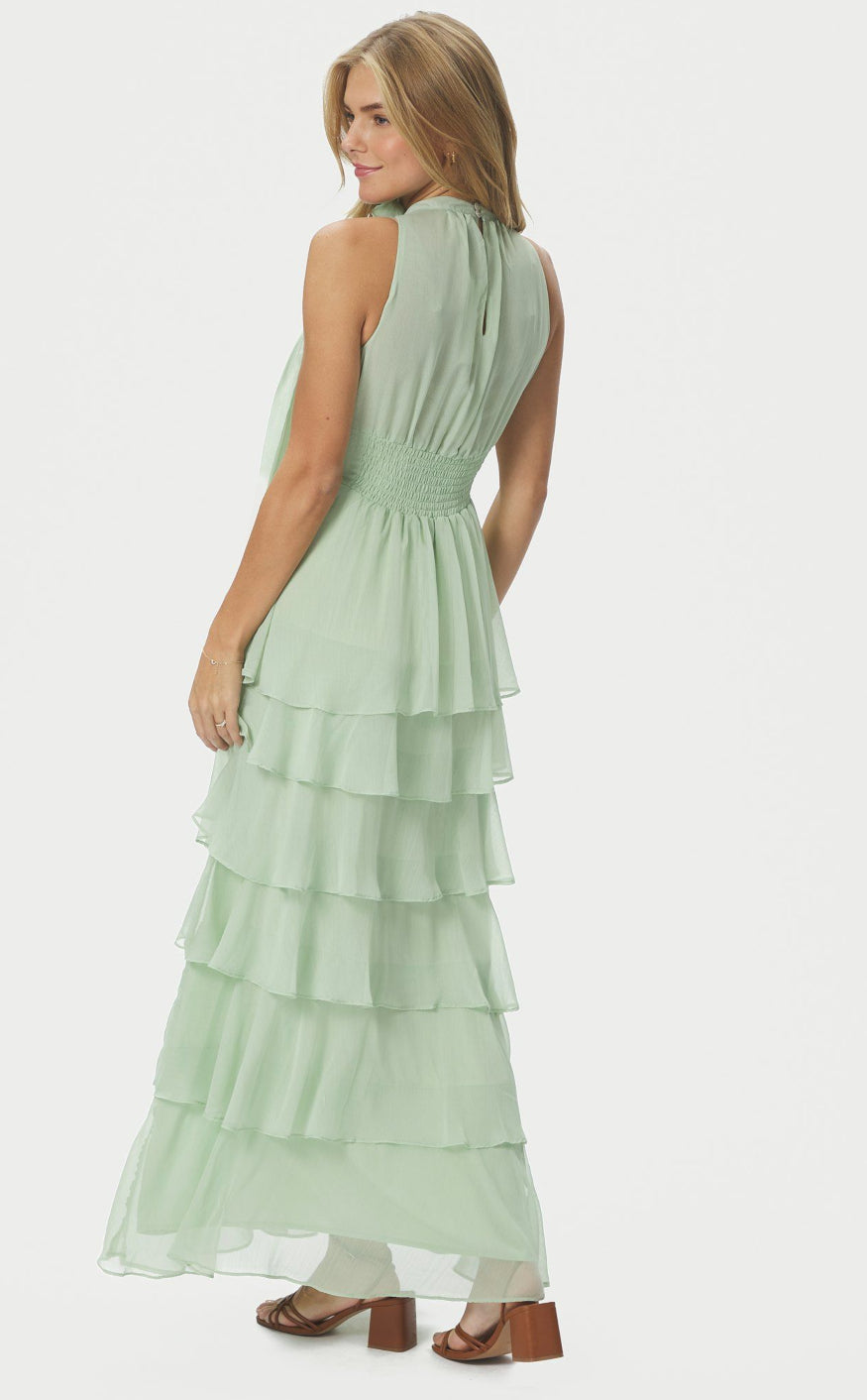 Neo Noir Kjole - Marli Solid - Light Green