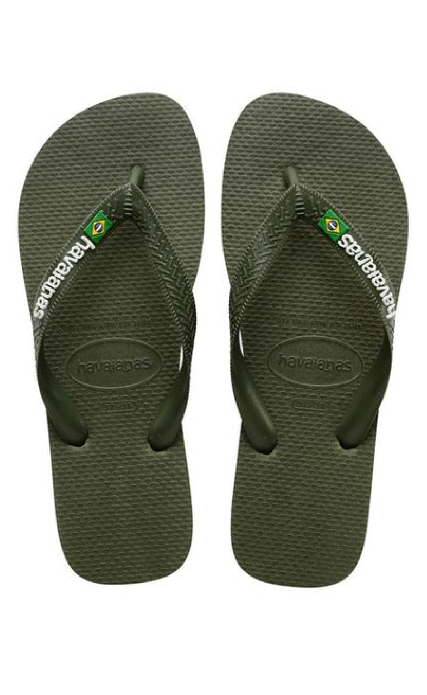 Havaianas Klipklappere - Brasil Logo - Green
