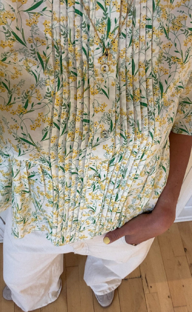 Love & Divine Skjorte - Love1372 - Yellow Flower