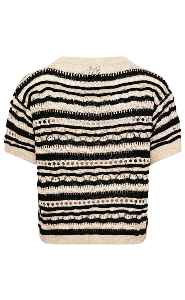 Noella Genser - Kirstine - Black Beige Stripe