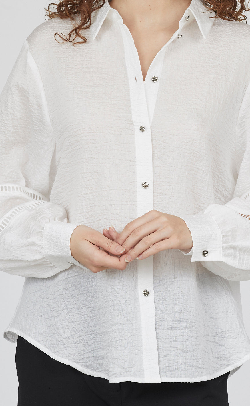 Love & Divine Bluse - Love1282 - Off White