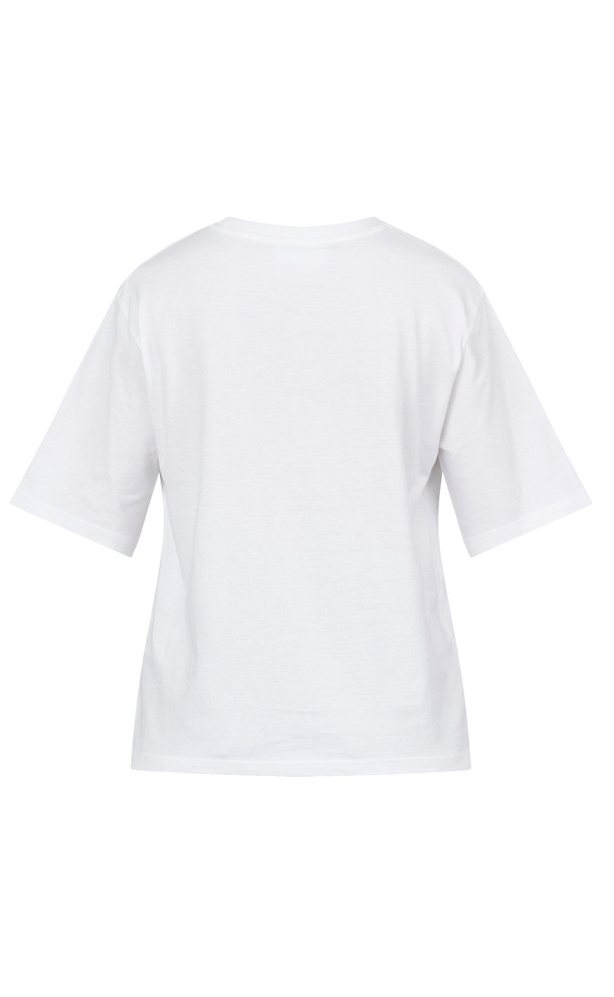 Sisters Point T-shirt - Heda Loose - White/Black