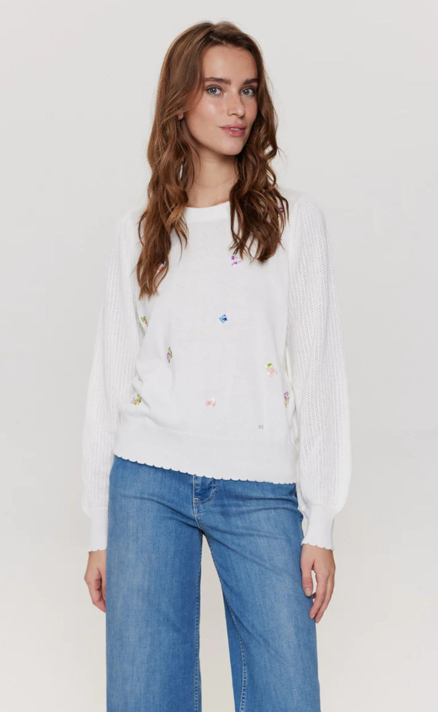 Nümph Pullover - Milena - Cloud Dancer