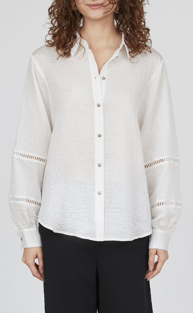 Love & Divine Bluse - Love1282 - Off White