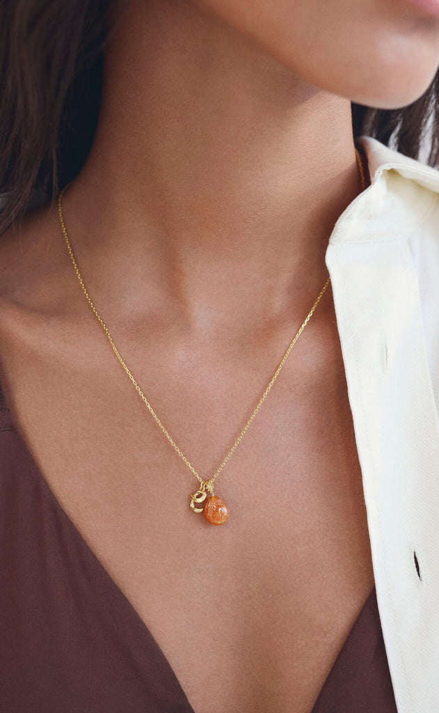 Maanesten Vedhæng - Fire - Sunstone