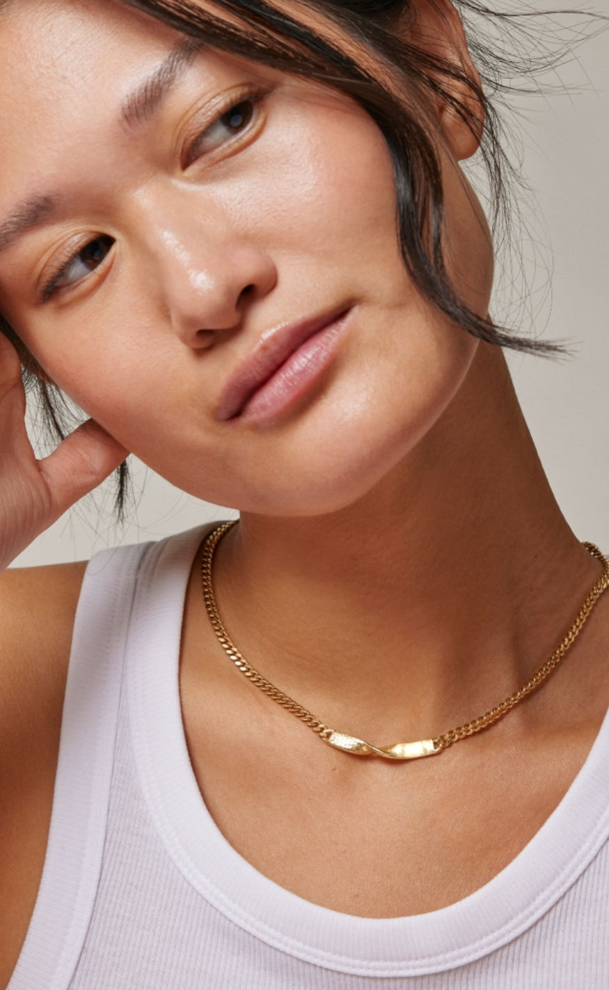 ENAMEL Copenhagen Halskjede - Nadia - Gold