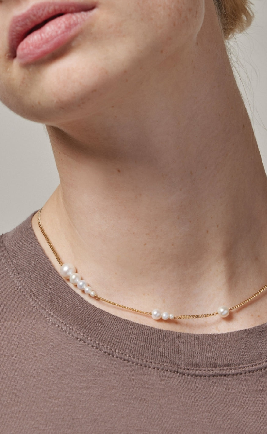 ENAMEL Copenhagen Halskjede- Carmen Pearls - Gold
