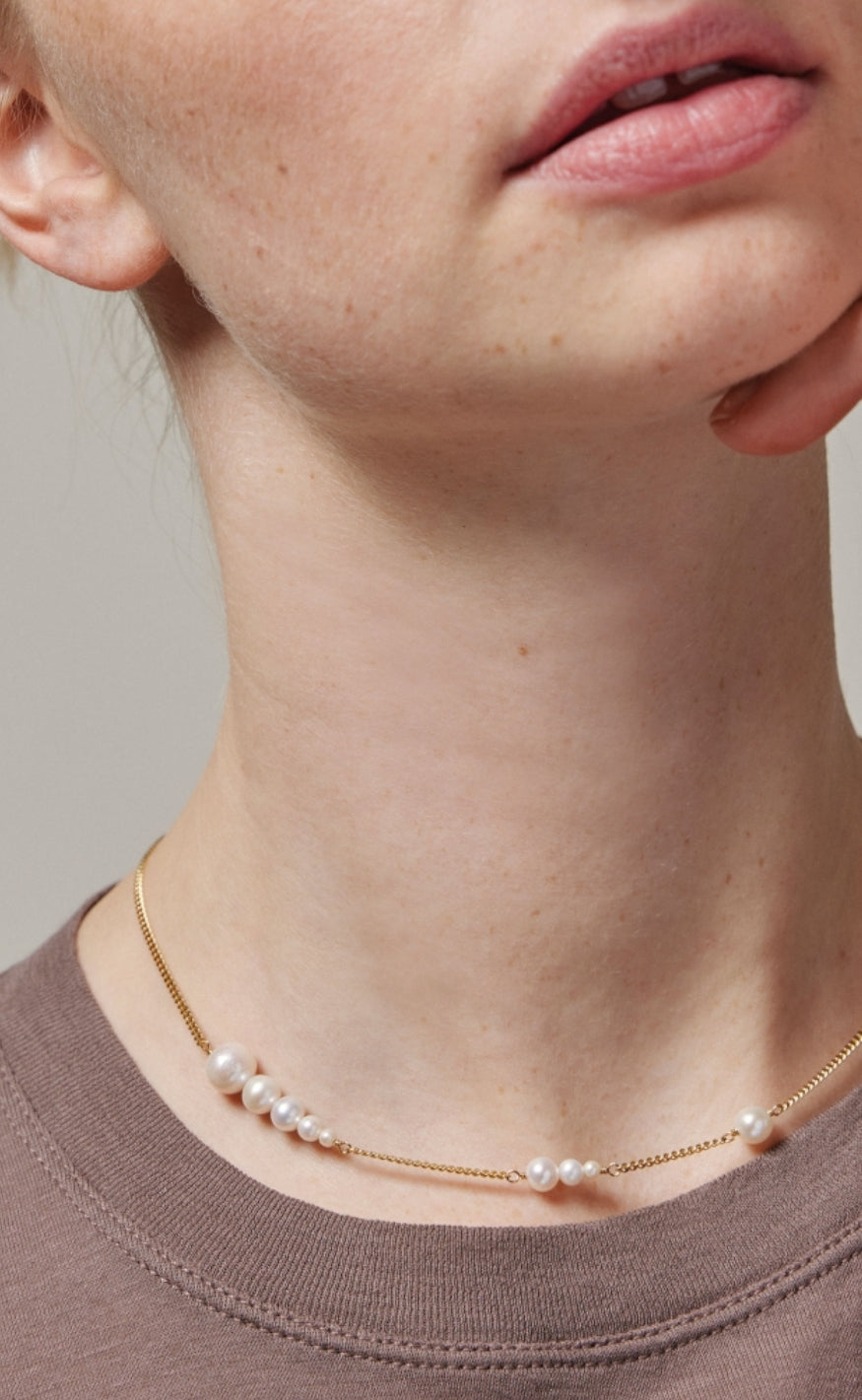 ENAMEL Copenhagen Halskjede- Carmen Pearls - Gold