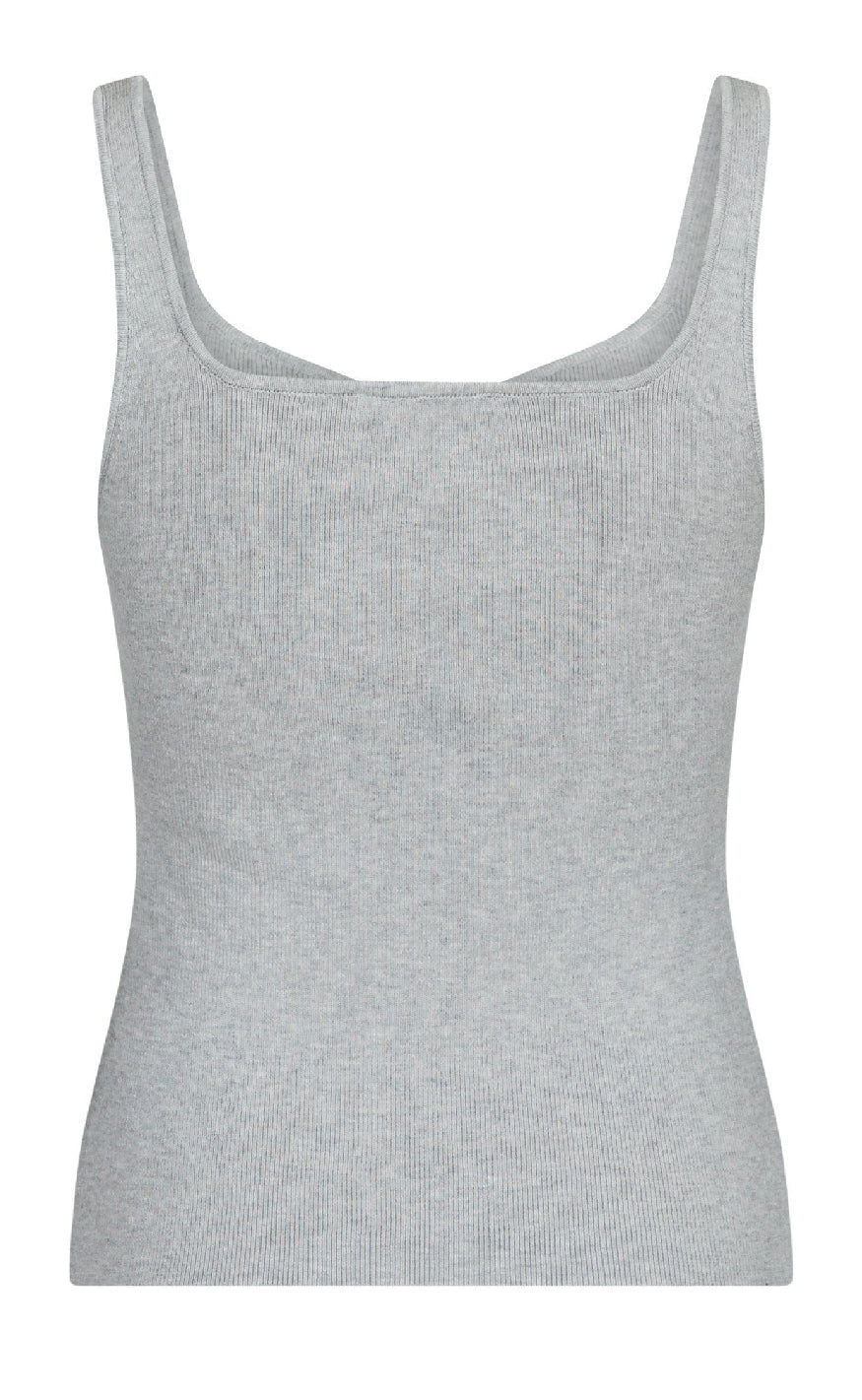 Neo Noir Topp - Hanora - Light Grey Melange