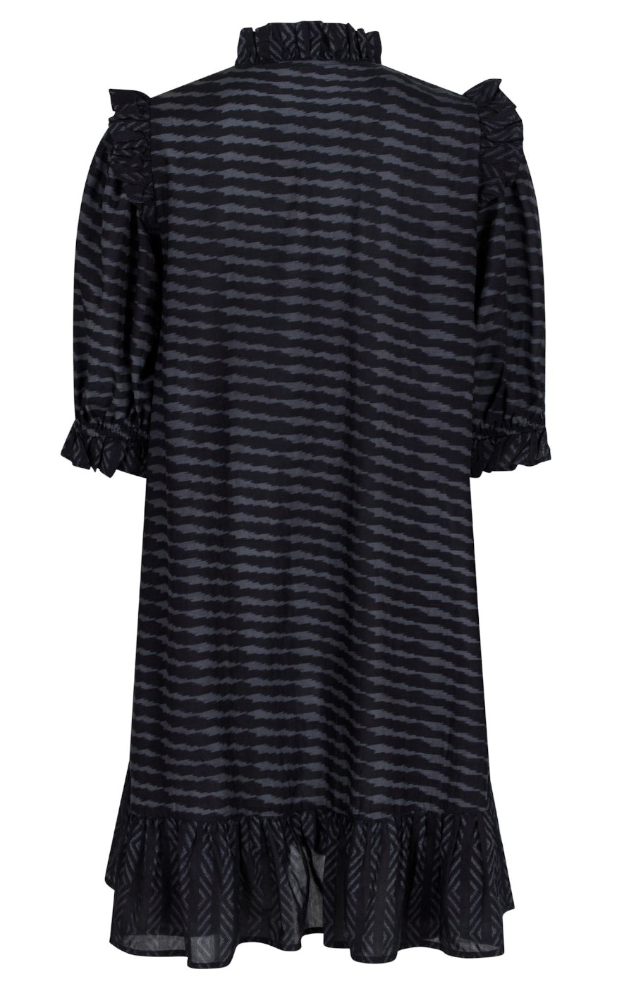 Neo Noir Kjole  - Hani Graphic - Black