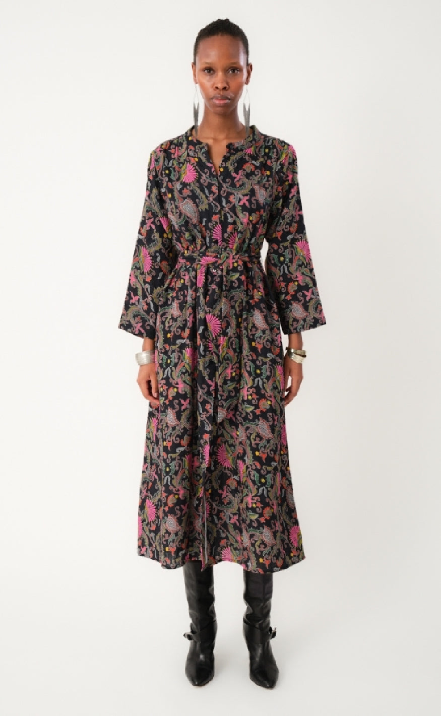 Lollys Laundry Kjole - Harper LL Maxi - Flower Print