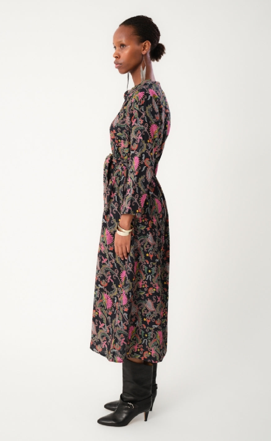 Lollys Laundry Kjole - Harper LL Maxi - Flower Print