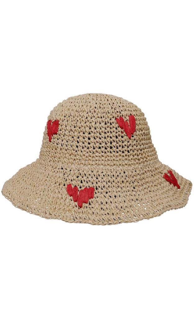 Black Colour Hatt - Maui Straw - Nature