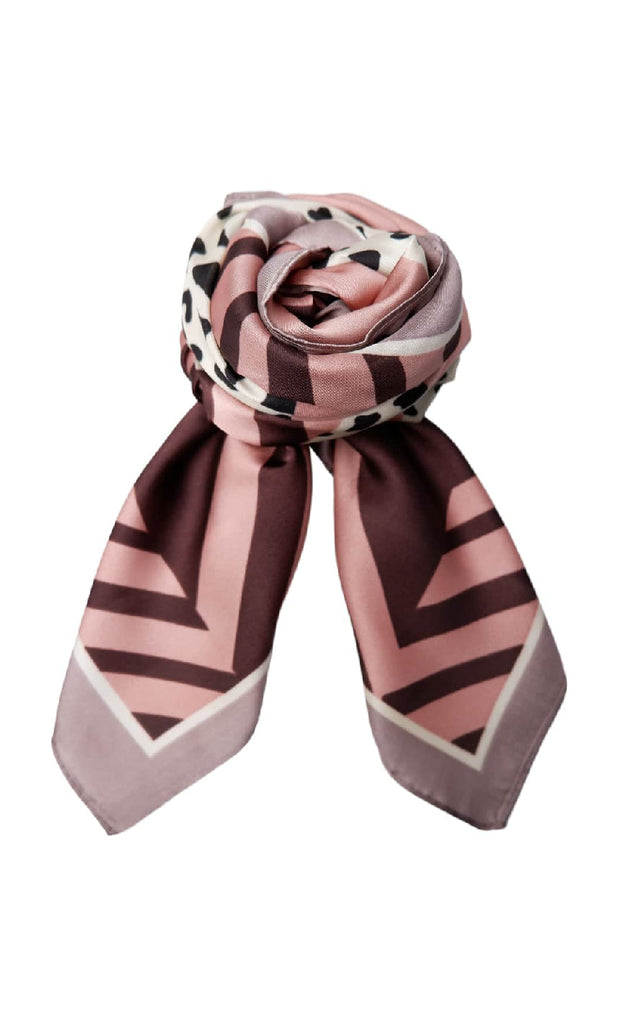 Black Colour Skjerf - Hays Mini - Winter Rose