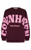 Marta Du Chateau Sweatshirt - Hibiscus - Bordeaux